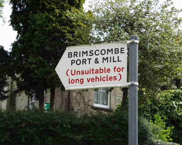 Brimscombe Port Signpost 2002